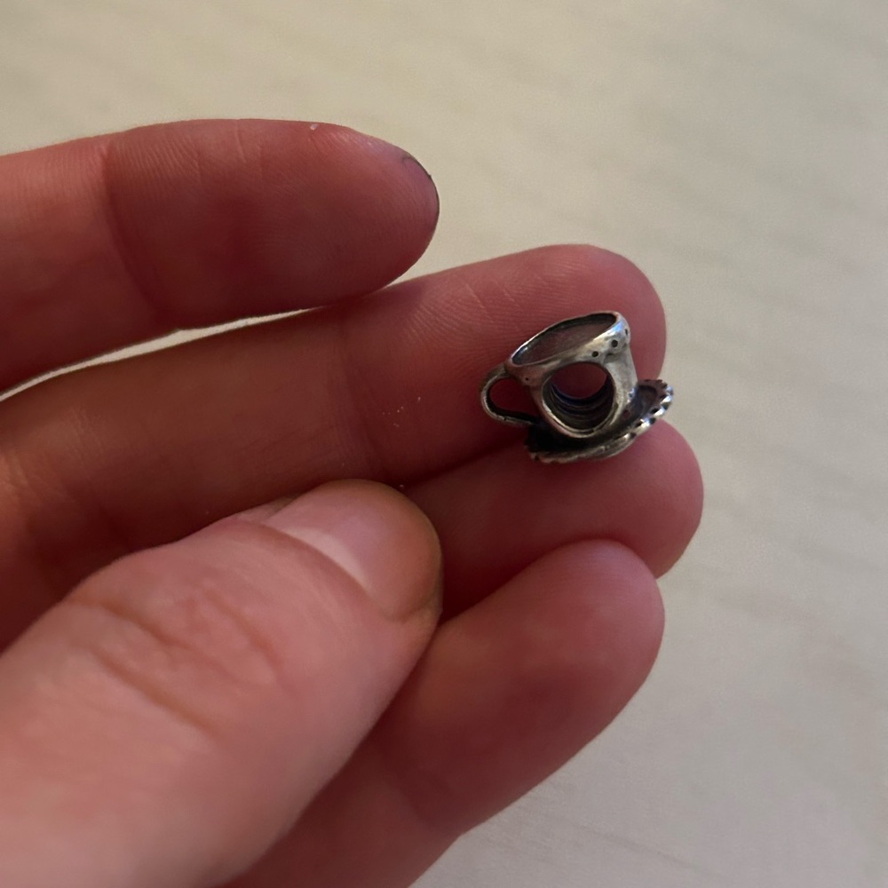 Authentic Pandora Teacup Charm (Vintage) 925 Silver
